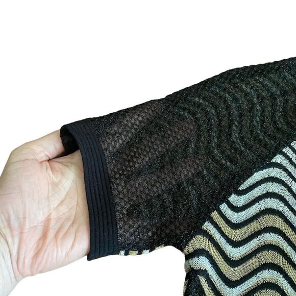 Vintage Missoni Dress Zig Zag Short Sleeve 40 - Picture 7 of 7